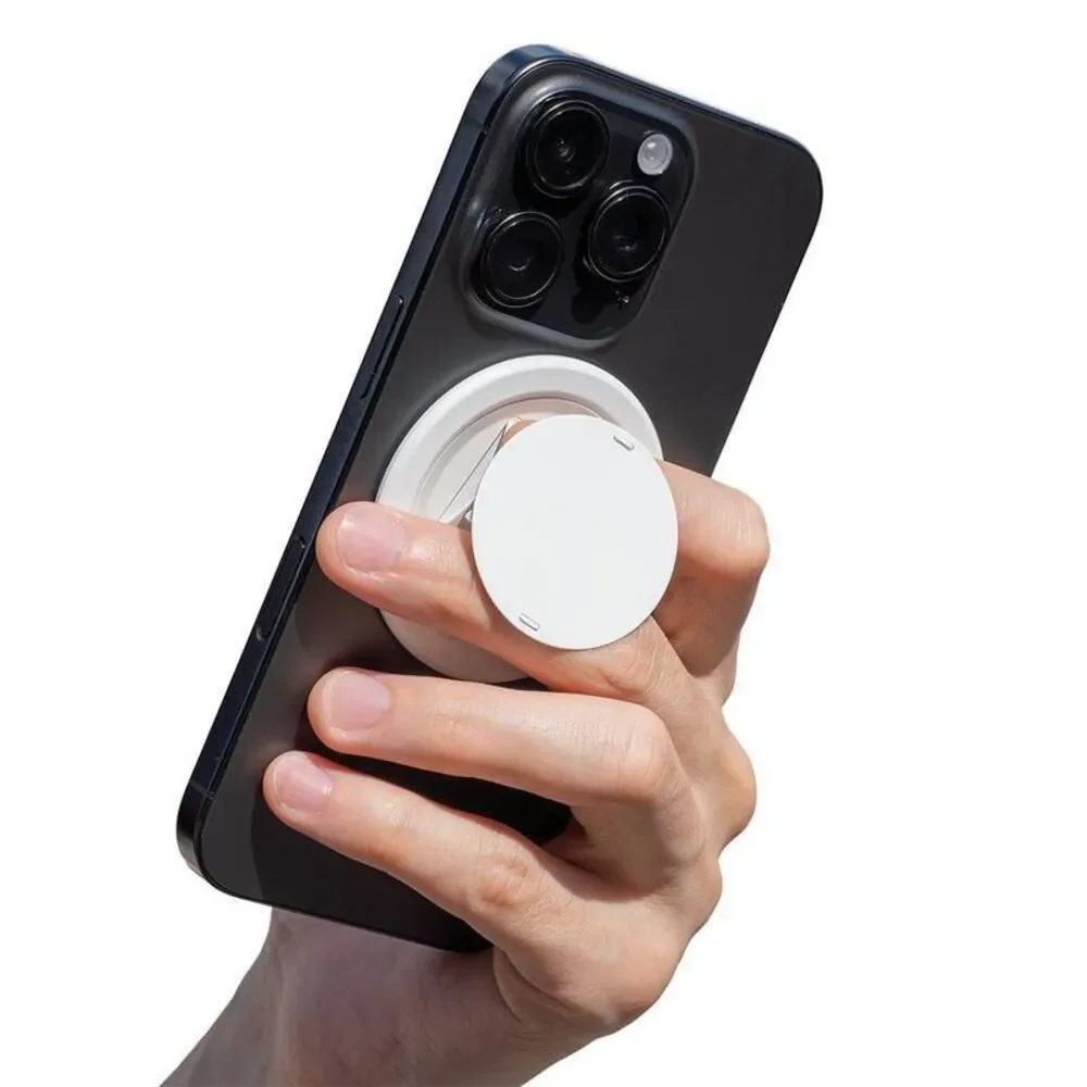 Snap Grip Luxe Magnetic Phone Grip - Overe White